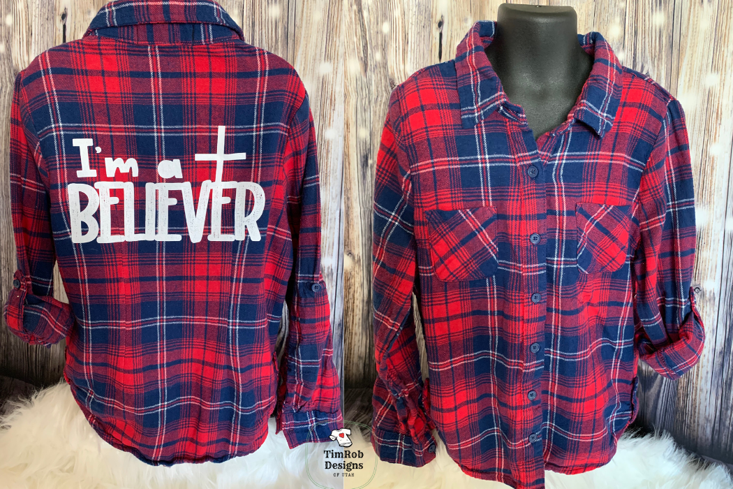 I'm a Believer - Youth Flannel Custom