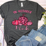 Load image into Gallery viewer, Breast Cancer Awareness Pumpkins - Custom
