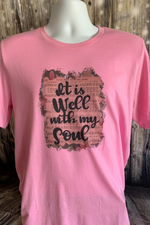 Load image into Gallery viewer, It Is Well with My Soul Tee - Custom
