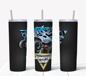 Megalodon Monster Truck Tumbler Design