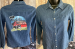 Load image into Gallery viewer, Pasture Bedtime - Custom Kids Jean Shirt
