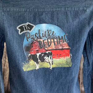 Pasture Bedtime - Custom Kids Jean Shirt