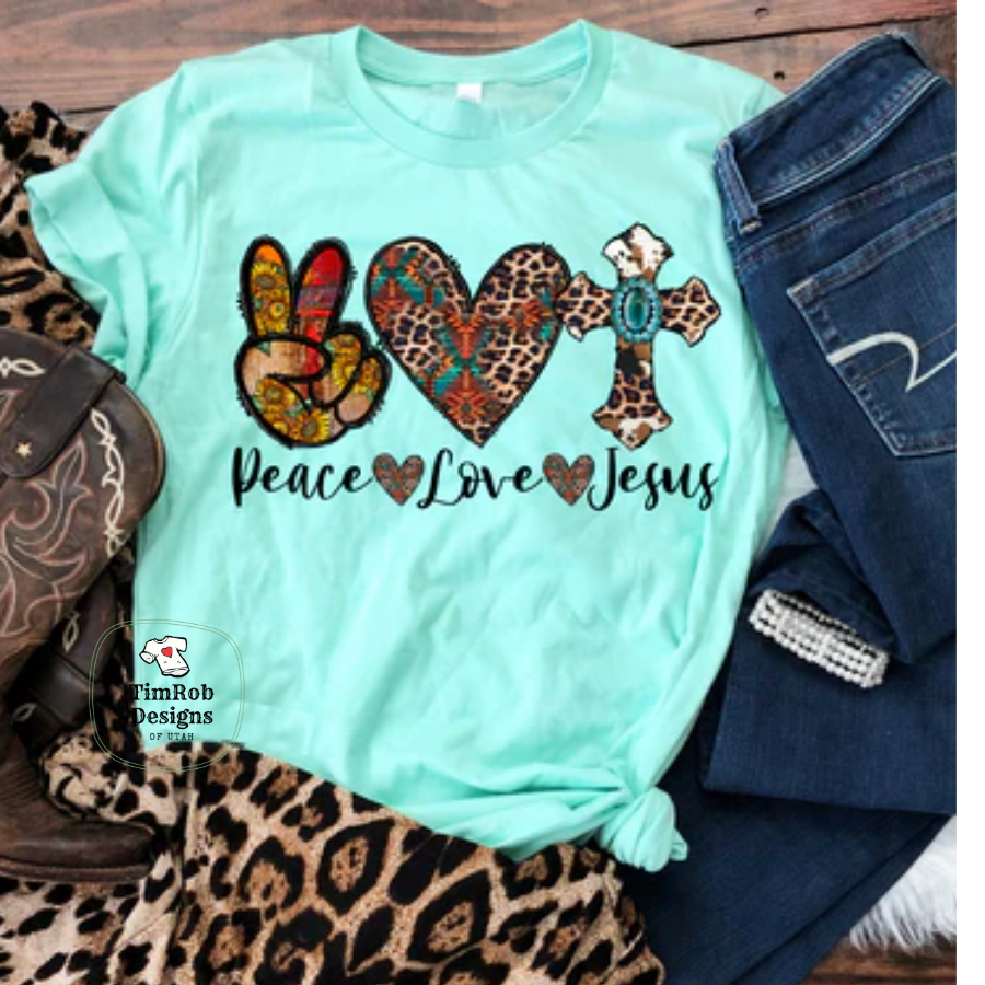 Peace Love Jesus - Custom