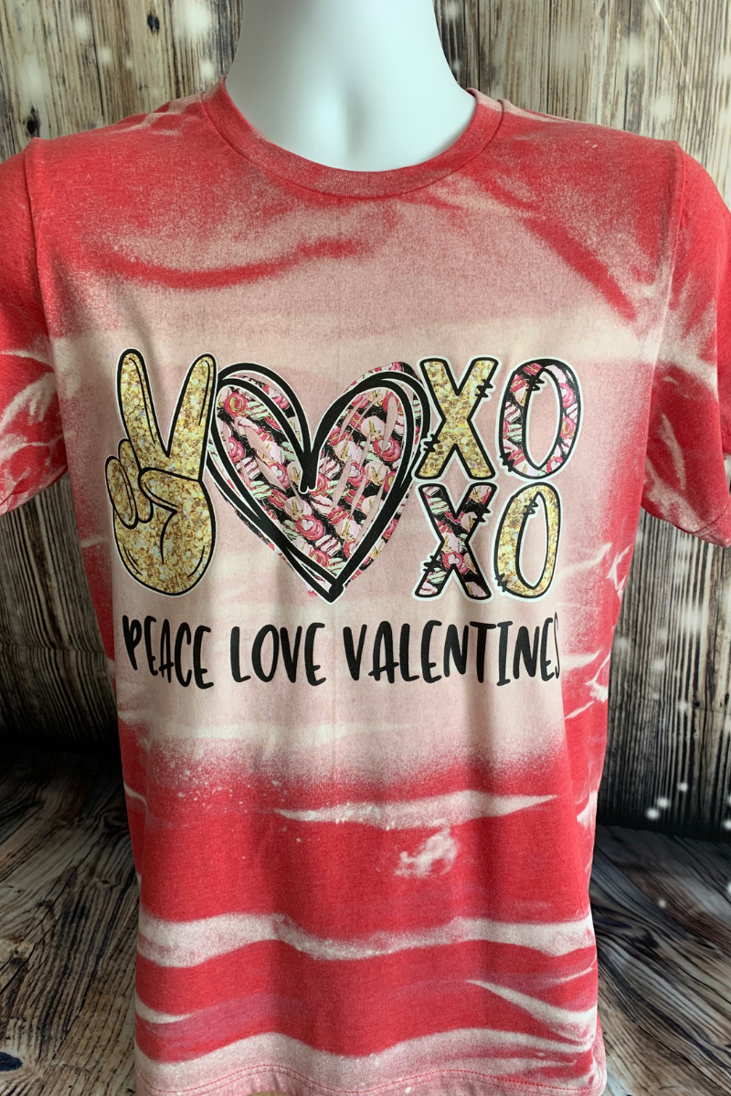 Peace Love Valentine Tee