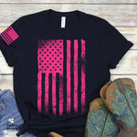 Load image into Gallery viewer, American Flag -Pink Distressed
