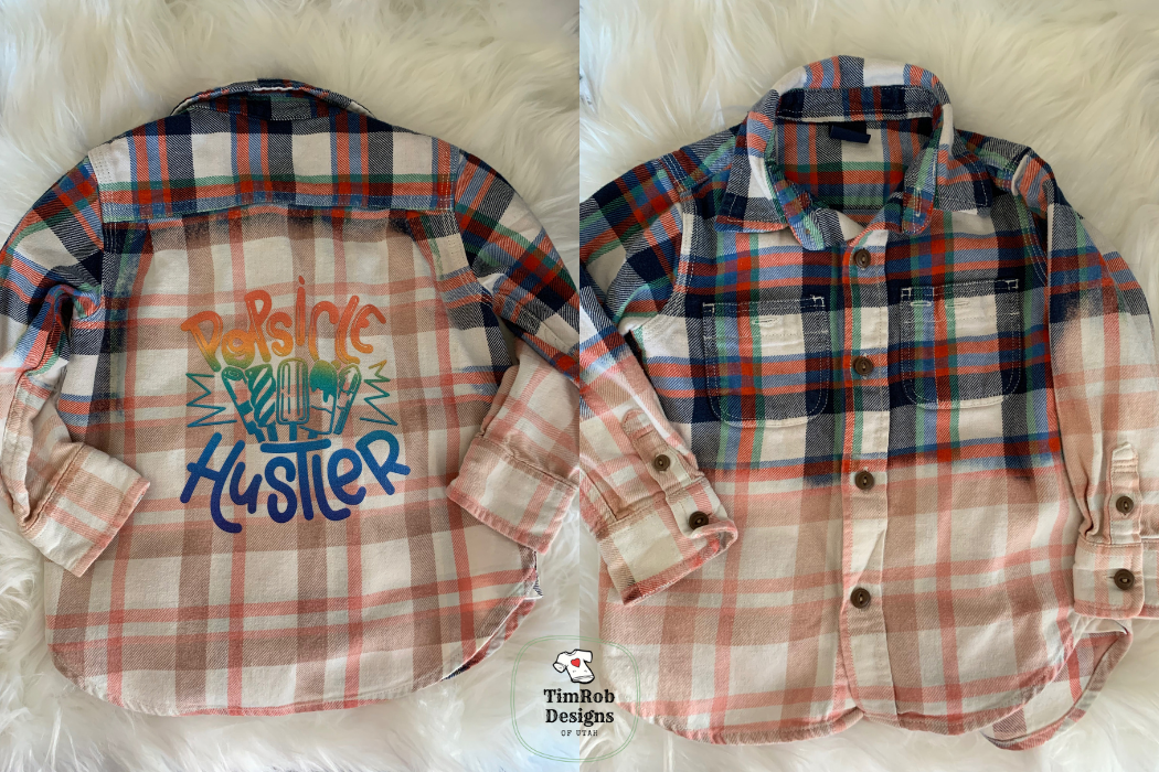 Popsicle Hustler - Kids Flannel Custom