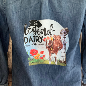 So Legend Dairy - Custom Kids Jean Shirt