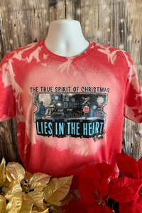 True Spirit of Christmas Lies in the Heart Tee