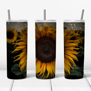 Sunflower Tumbler Design - Custom