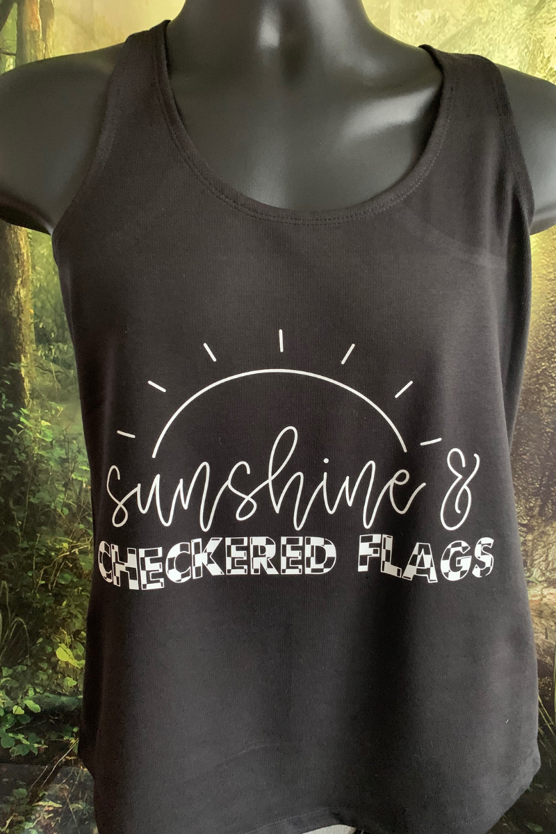 Sunshine & Checkered Flags- Custom