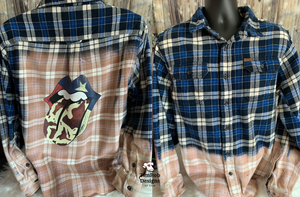 Texas Cow Tongue Flag - Custom Flannel