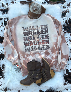 Wallen Stacked - Custom - Cowprint bleaching