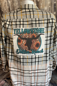 Yellowstone Dutton Ranch Custom Flannel - Only one made