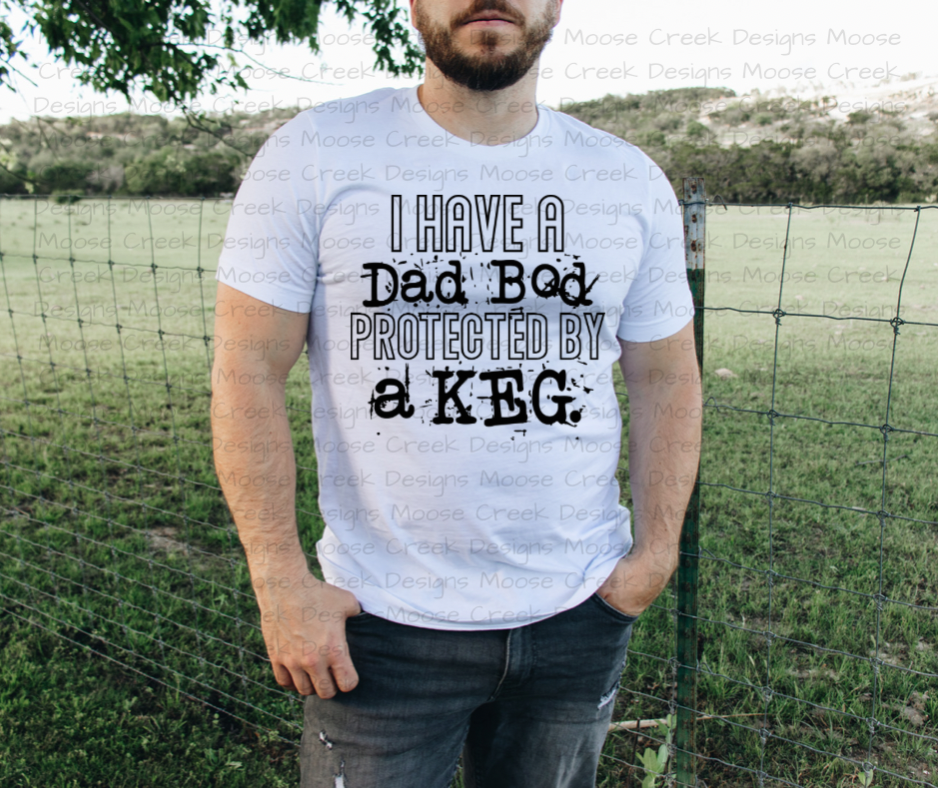 Dad bod, protected by keg