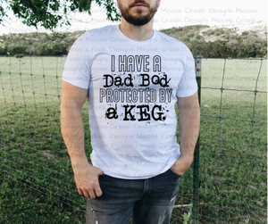 Dad bod, protected by keg